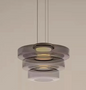 Dining Light - Three Smoky Gray 45×33cm - light