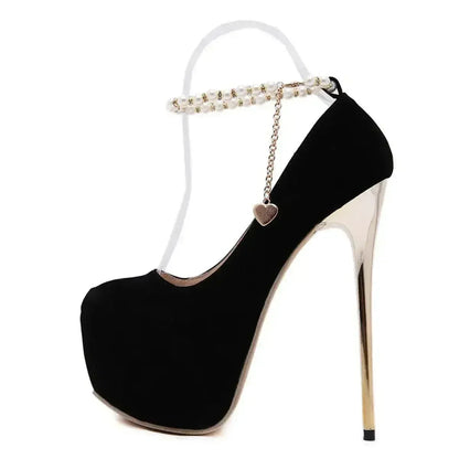 High Heel Platform Pumps - Comfort Stilettos - Work to Party Shoes - - Heels