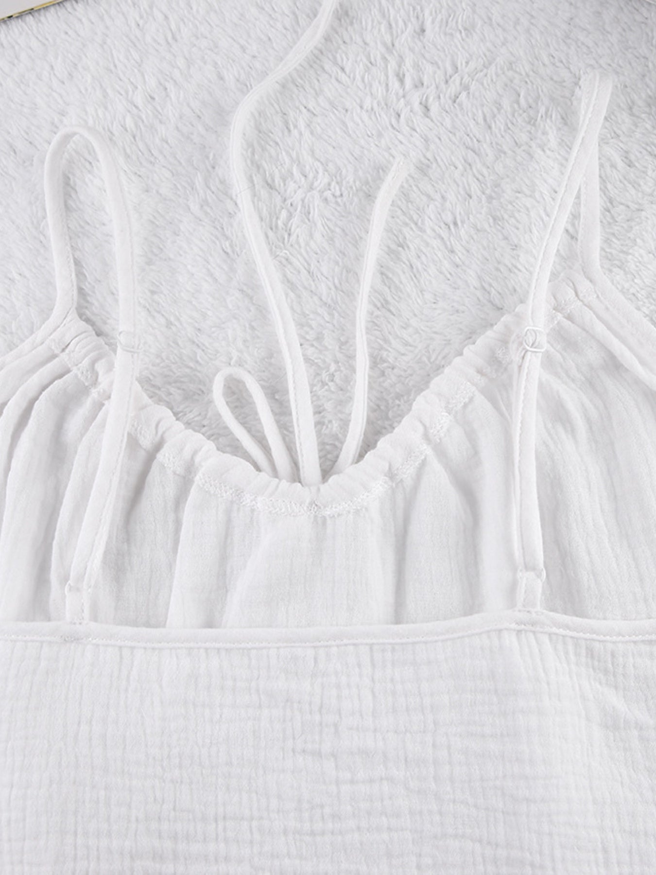 Tie Front Relaxed Fit Cami and Shorts Set- Shopimist- {{Product type}}