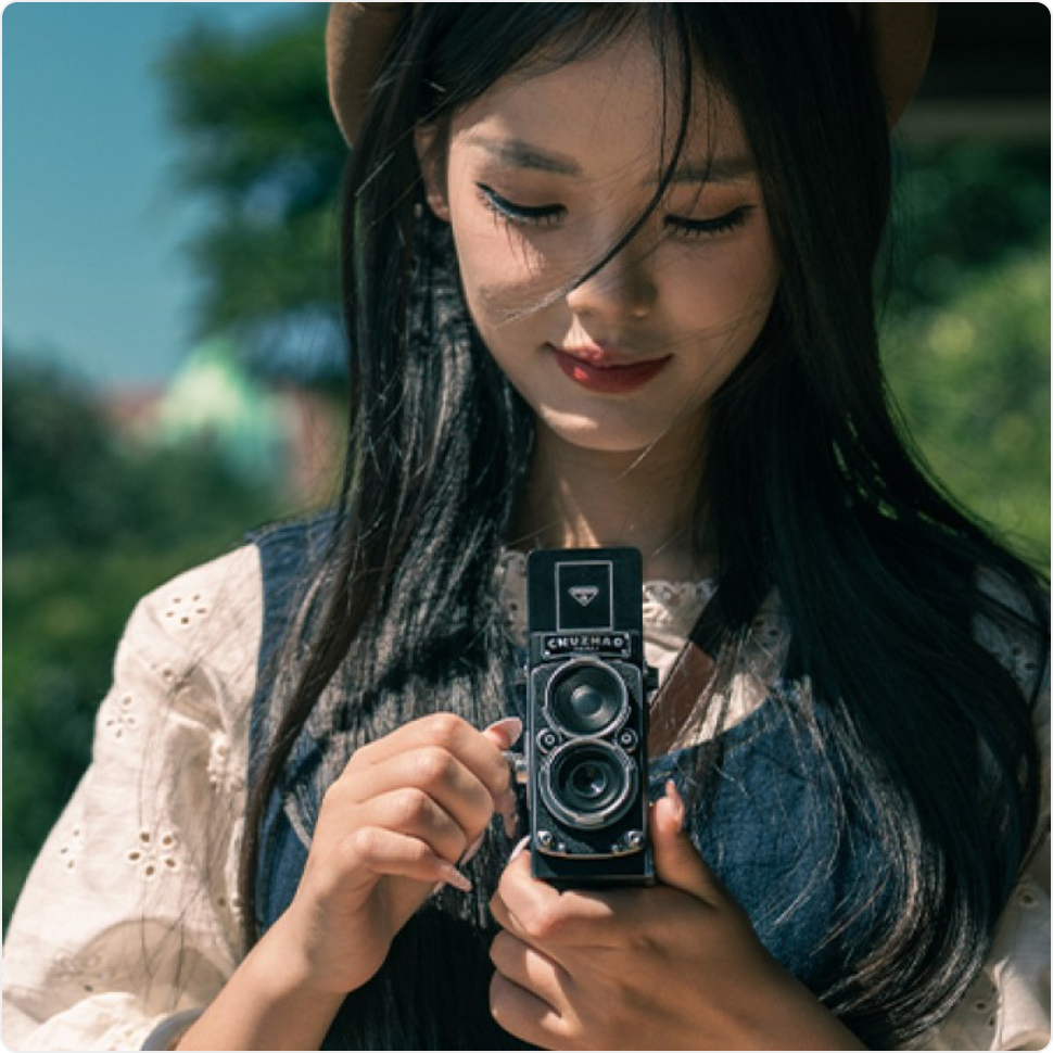 Dual-Reverse Mini Retro Digital Camera - - camera