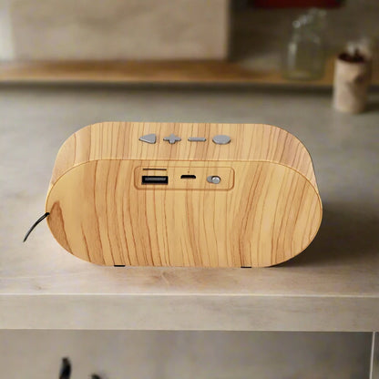 Small Speaker Retro Wireless Wooden Bluetooth