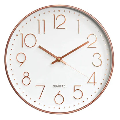 10 Inch Aesthetic Minimalist Large Mechanic Clock Wall