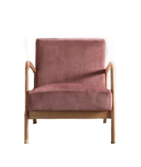 Classic Mid-Century Modern Accent Chairs, Open Framed Armchair With Cushioning- Unique Piece Furniture- {{Product type}}