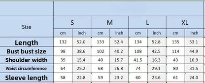Women's Bohemian V-Neck Asymmetrical Hem Printed Long Sleeve Dress - -