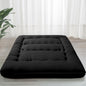 MAXYOYO 6-Inch Thick Folding Futon Mattress - Black Full - Black Full - mattress pad