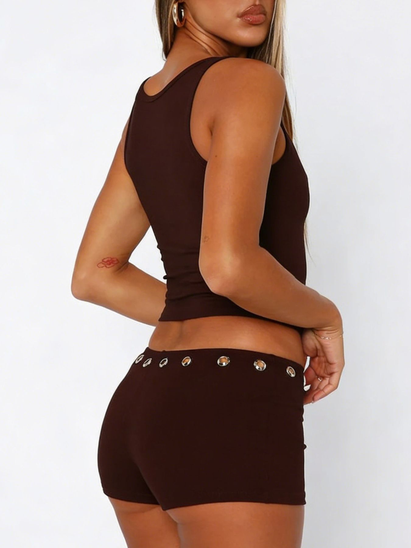 Wide Strap Tank and Shorts Set- Shopimist- {{Product type}}