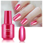 QIUFSSE Rose Red Metallic Quick Dry Chrome Nail Polish - Rose Red - nail polish