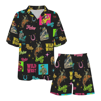 Baha Ranch The Last Roundup Short Pajama Set - - Sleepwear