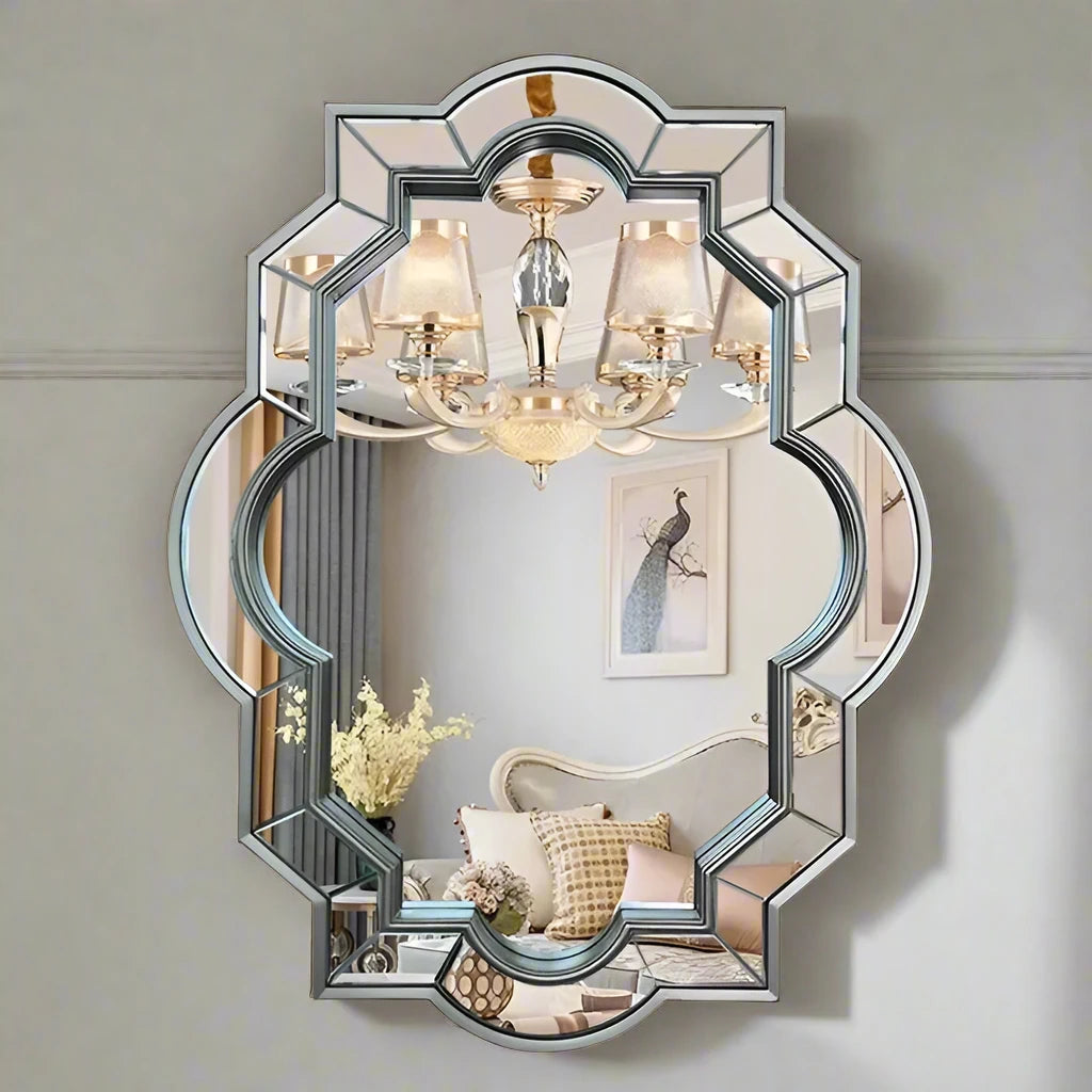 95*73cm Living Room Handmade Antique Mirrors Hanging Wall Mirrors for Home