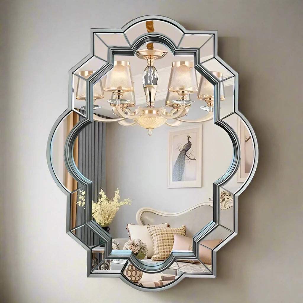 95*73cm Living Room Handmade Antique Mirrors Hanging Wall Mirrors for Home