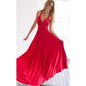 Long Wrap Dress - Red Extra Small - dress