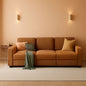 Brown UShaped Convertible Sectional Sofa Bed USBPort- ShipItFurniture- {{Product type}}