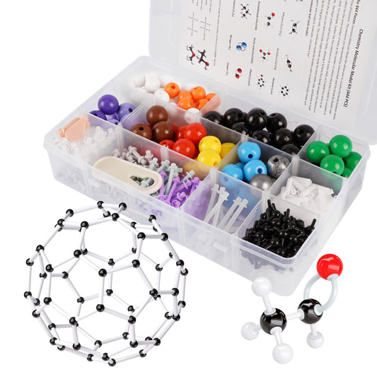 AtlasChem 444 Pc Molecular Structure Kit - - molecular Structure Kit