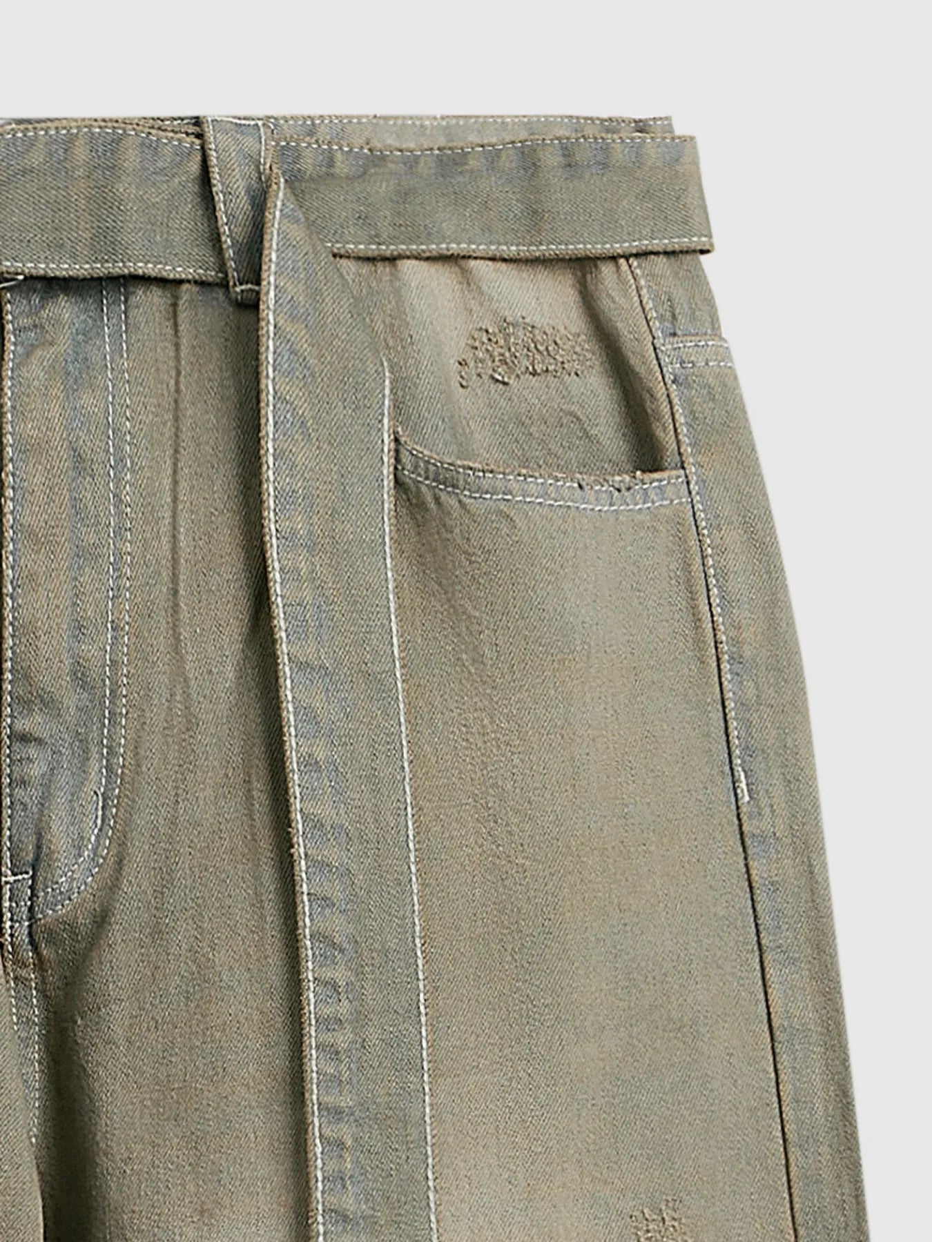 Men's Wide Leg Jeans - -