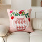 Floral Embroidered Pillow - Kia Day Design