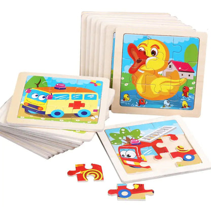 Kids Wooden 3D Puzzle - Kia Day Design