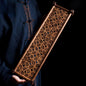 Hand Cut Solid Wood Cup Holder - Walnut Walnut shelving - tray