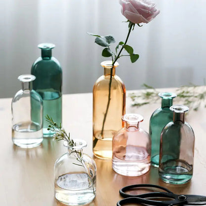 Nordic Glass Flower Vase Decor Kia Day Design