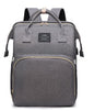 Baby Diaper Bag Grey silk screen