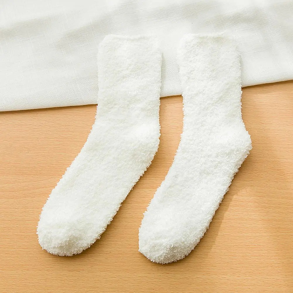 Women's Cute Soft Fluffy Vibrant Socks