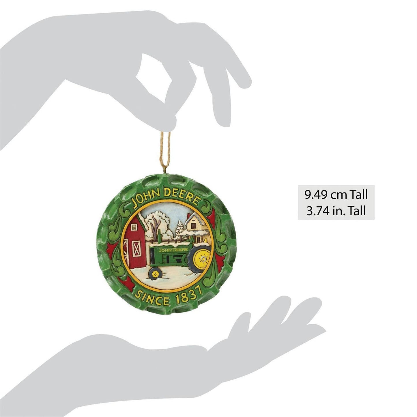 Tractor Tire with Scene Ornament - - Christmas >> Ornaments >> Jim Shore