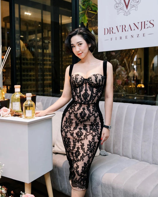 Women's Formal Long Lace Dress