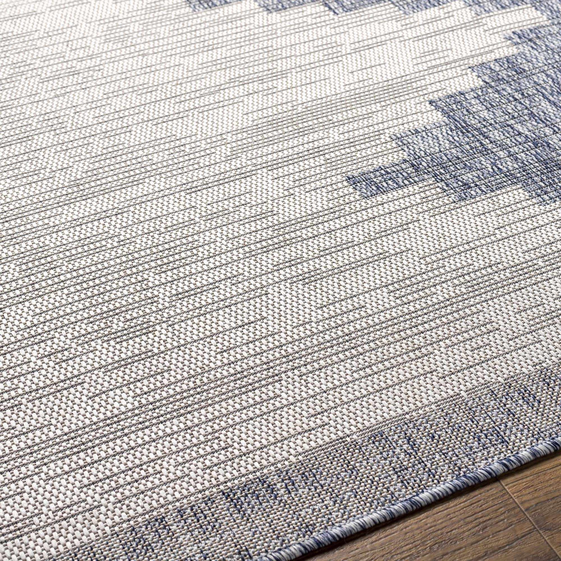 Djugun Blue Indoor & Outdoor Rug - - Rugs