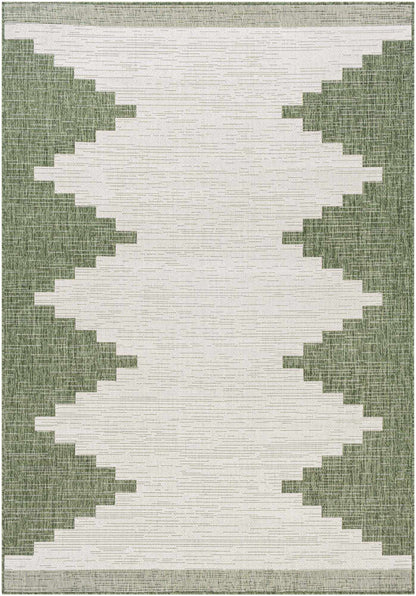 Djugun Green Indoor & Outdoor Rug - - Rugs