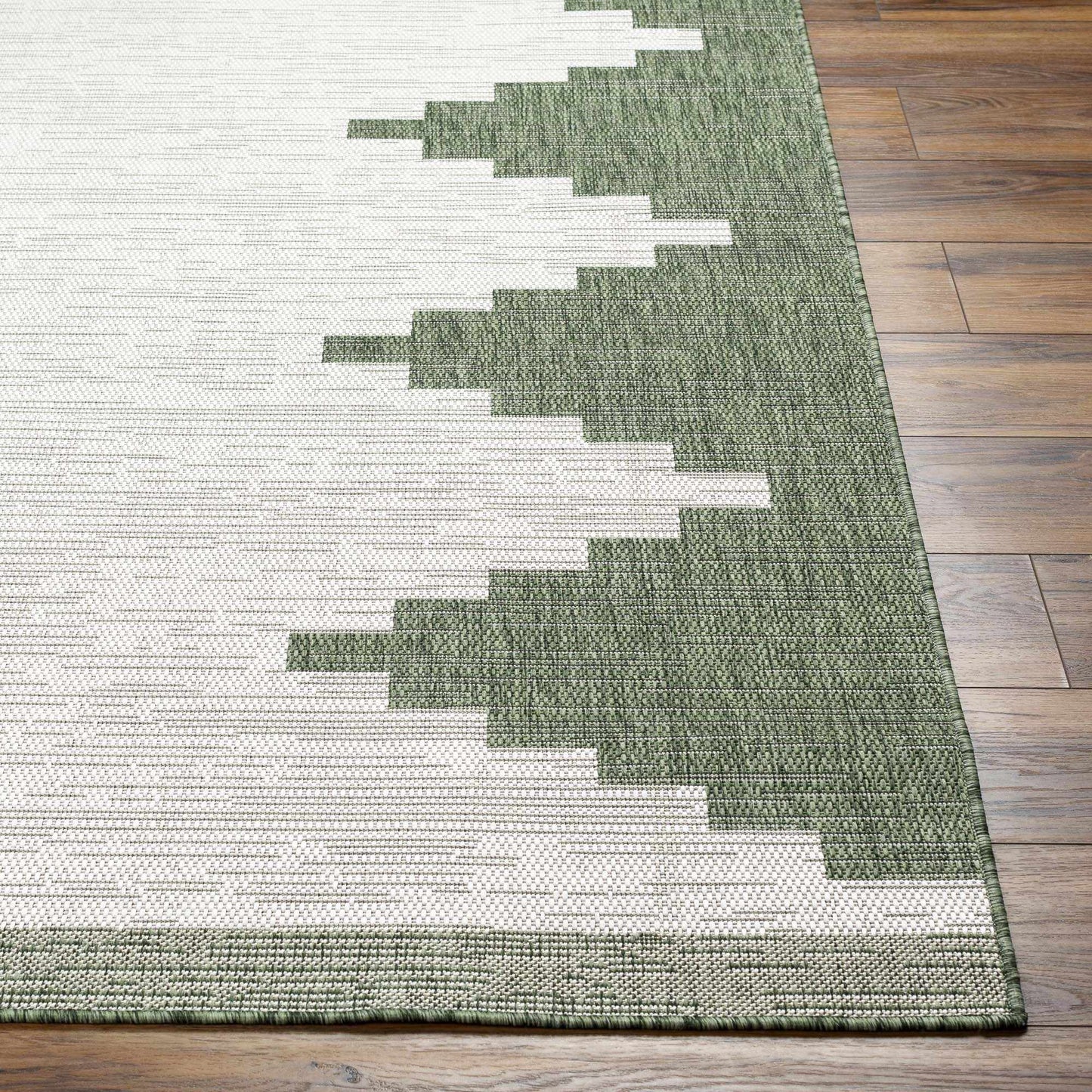 Djugun Green Indoor & Outdoor Rug - - Rugs