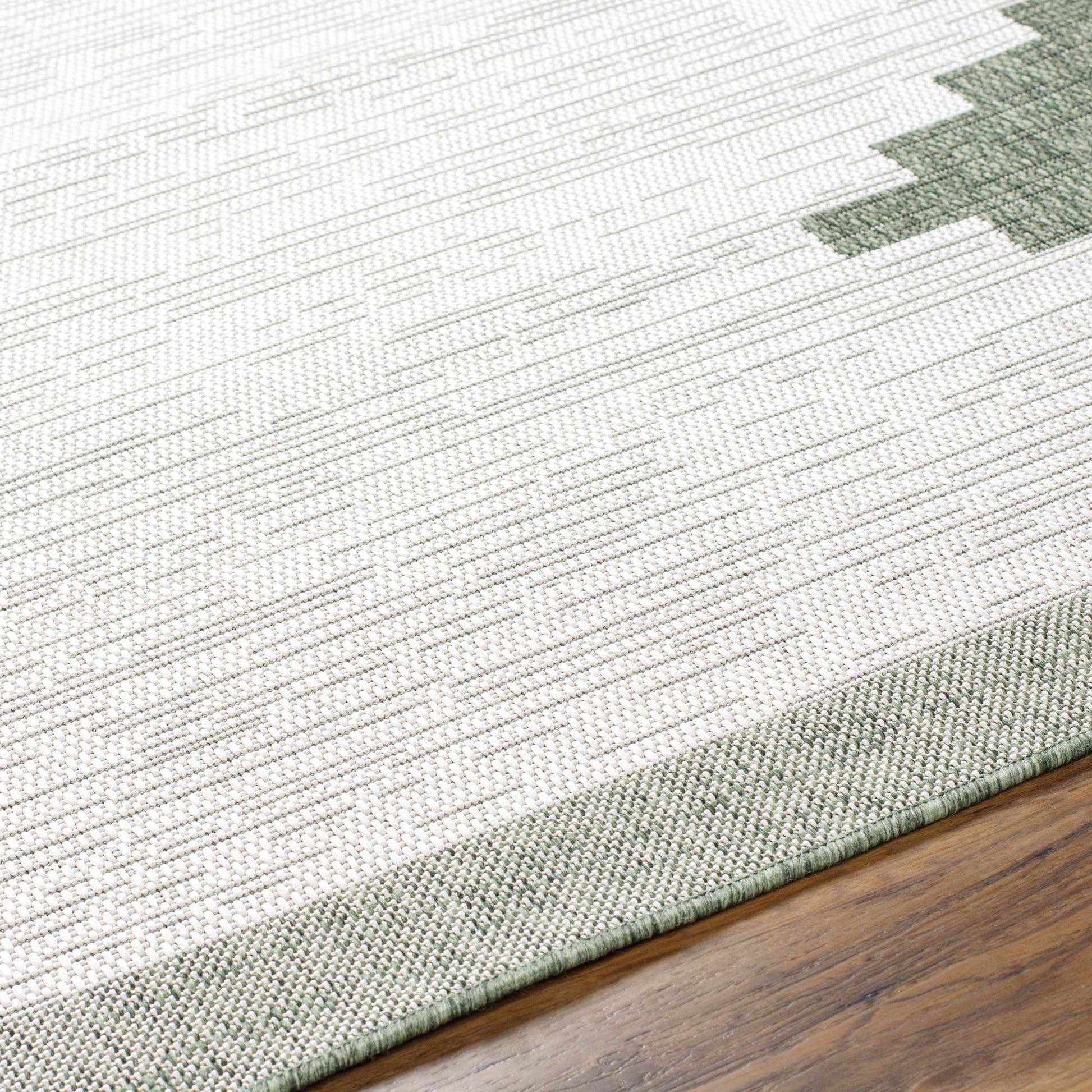 Djugun Green Indoor & Outdoor Rug - - Rugs