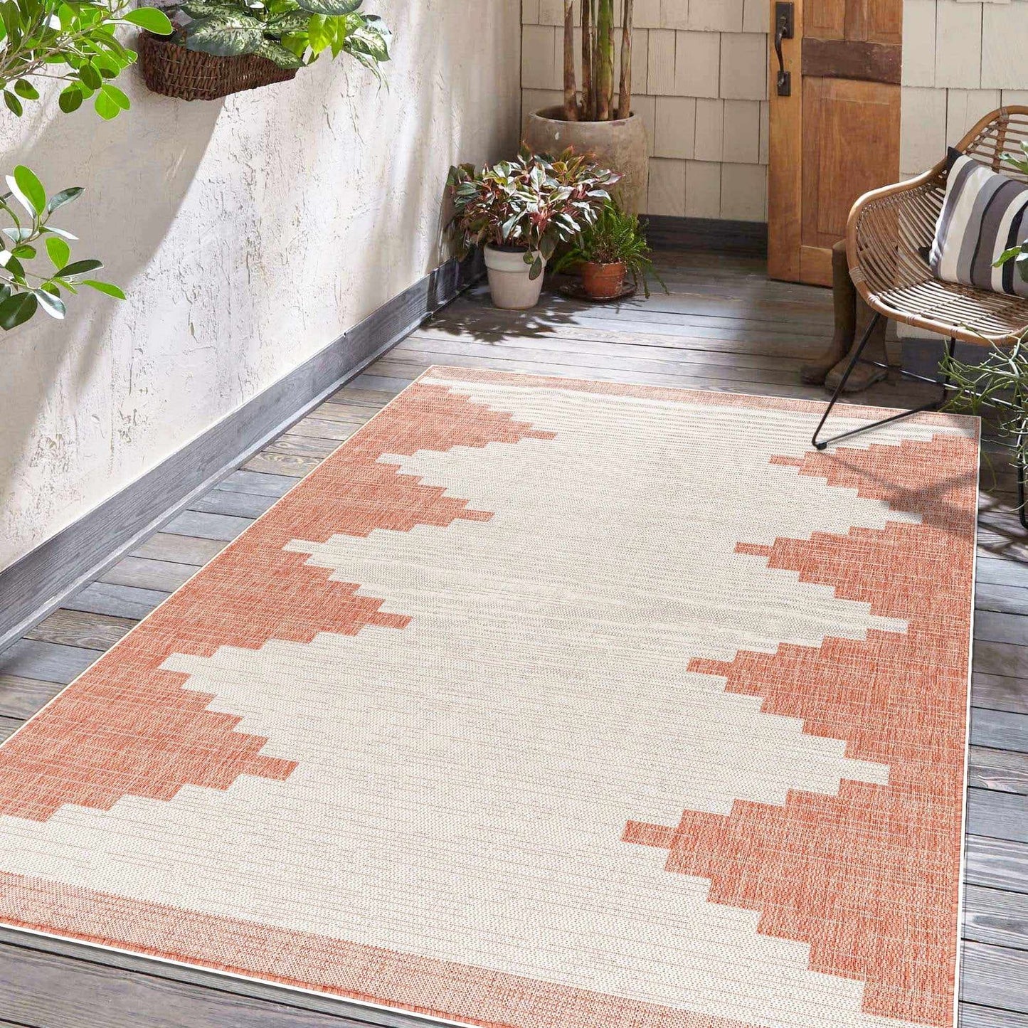 Djugun Peach Fuzz Indoor & Outdoor Rug - - Rugs