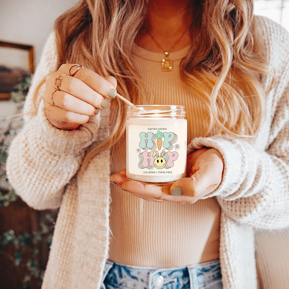 Easter Cookie Retro Sugar Cookie Candle - - candle