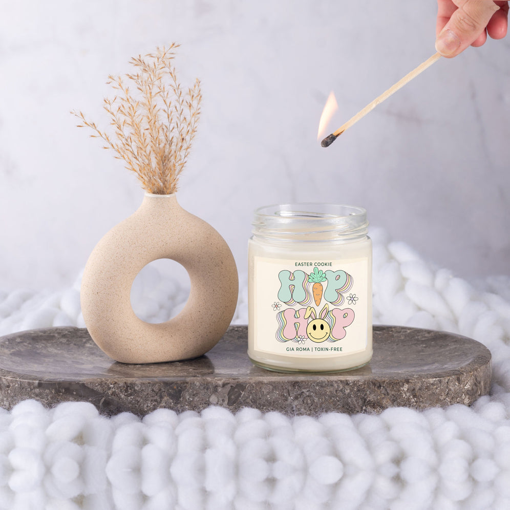 Easter Cookie Retro Sugar Cookie Candle - - candle