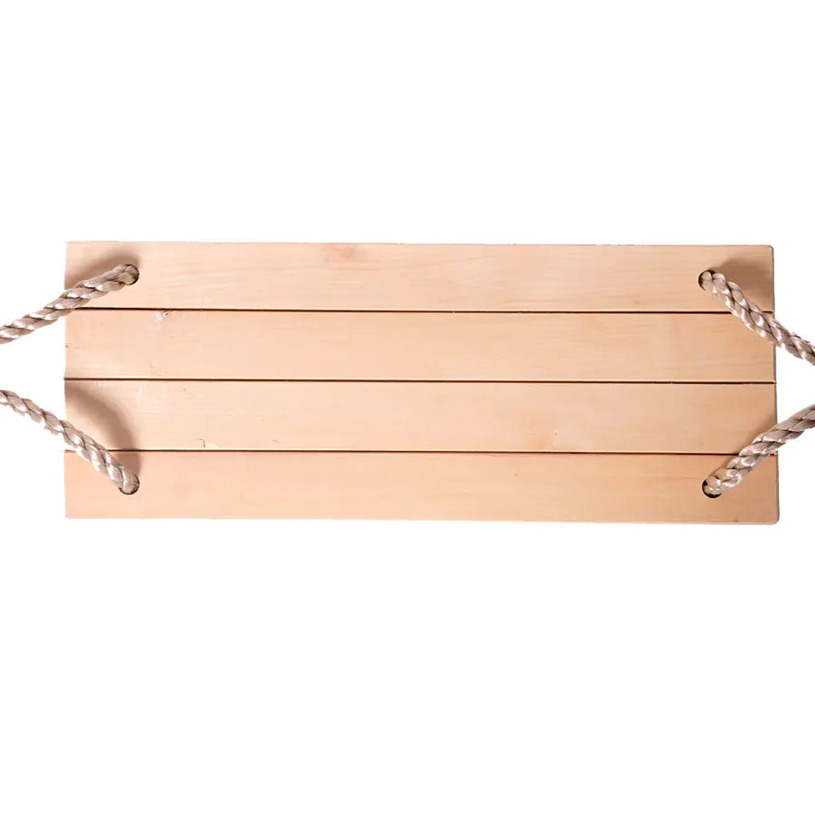 Wooden Swing and Rattan Hanging Chair - Kia Day Design
