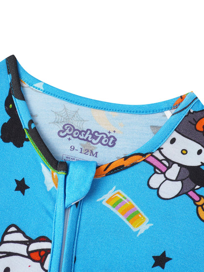 PoshTOT Sanrio Hello Kitty Candy Bamboo Baby Convertible Zippy Romper - - Zippy Romper
