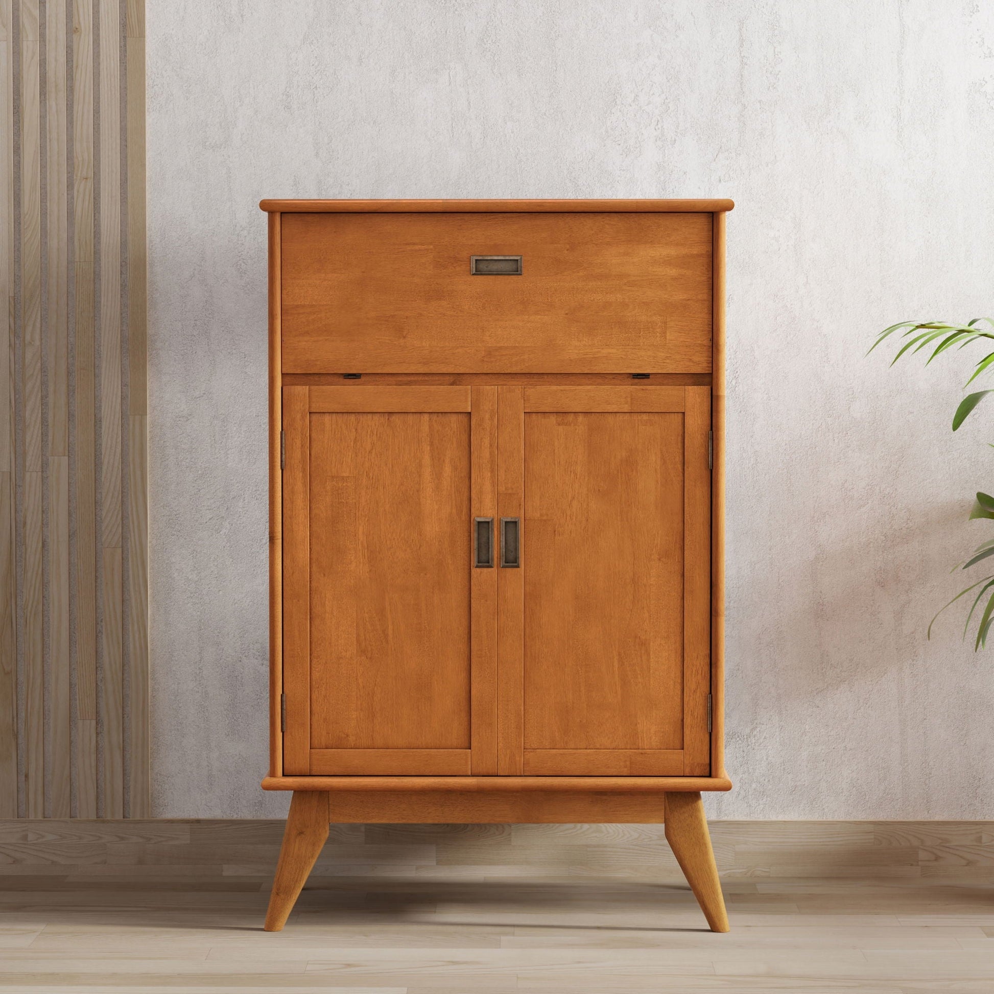 Draper - Mid Century Bar Cabinet- Unique Piece Furniture- {{Product type}}