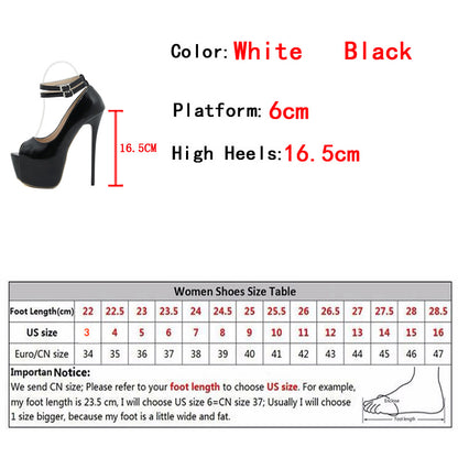 16cm Stiletto High Heel Shoes- Kia Day Design- {{Product type}}
