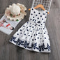 Sleeveless Polka Dot Dress White