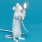 Chic Nordic Mouse Table Lamp - White Station AU - table light