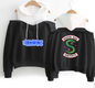 Off-Shoulder Hooded Sweatshirt - E 2XL - sweatshirt