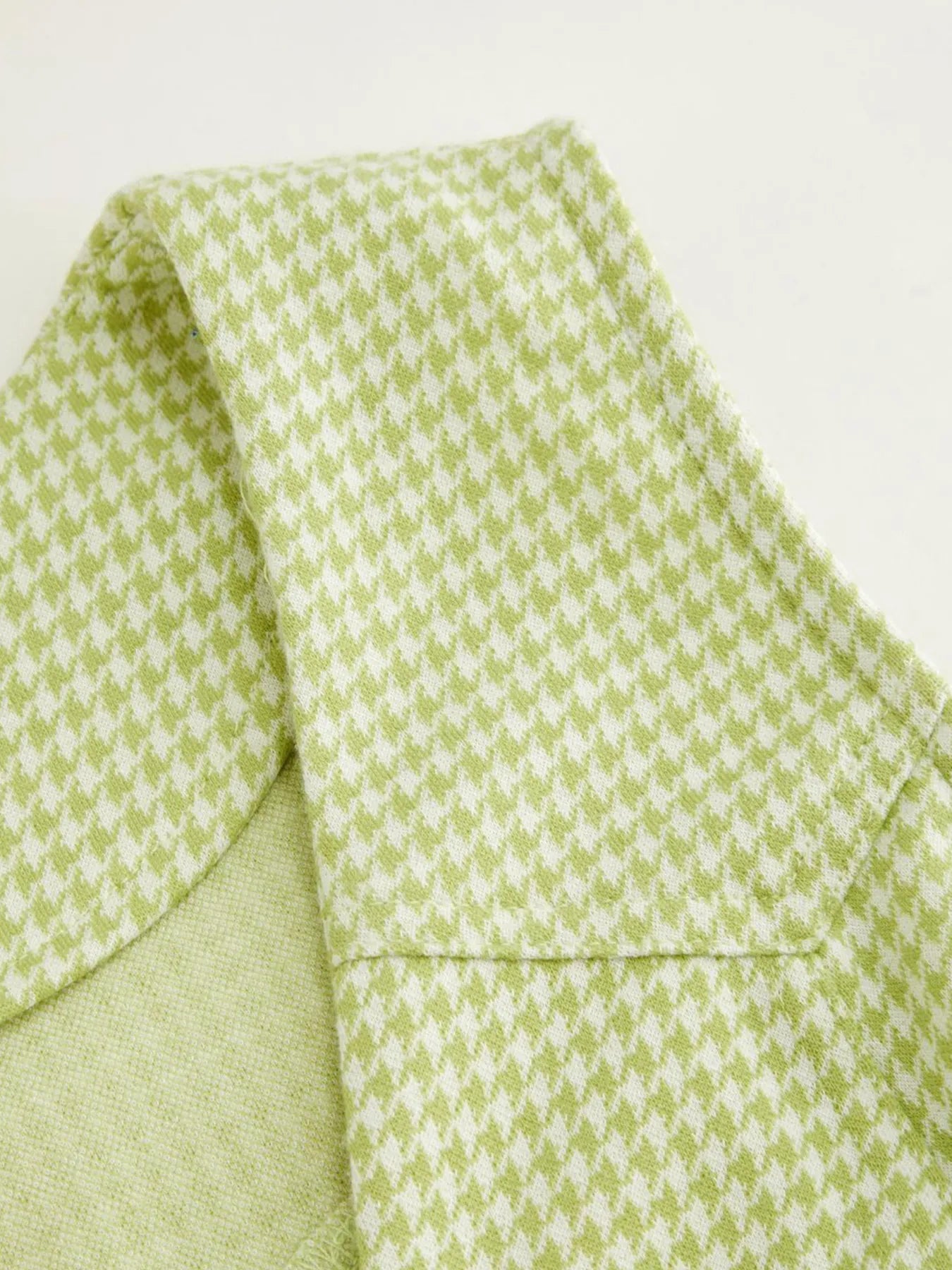 Gingham Button-Front A-Line Mini Dress - -