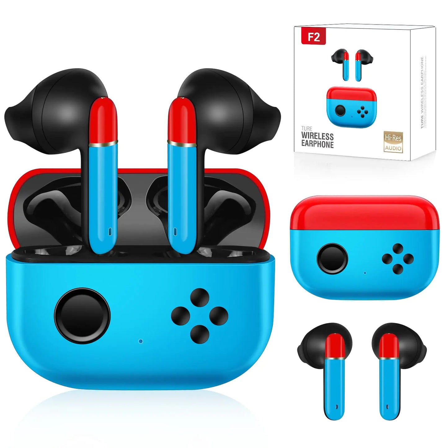 Kids Wireless Earbuds Kids Earbuds Bluetooth 5.3 Touch Control Wireless Earbuds - Kia Day Design