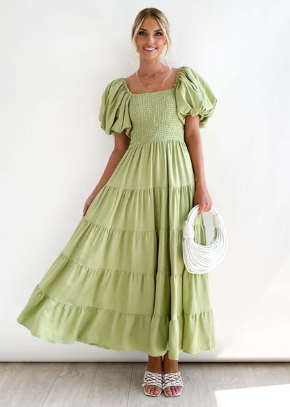 Floral-Print Off-Shoulder Loose Dress for Women - - dress