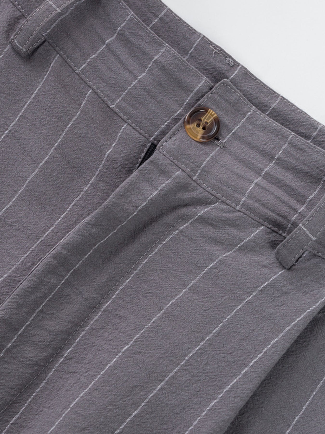 Men's Full Size Striped Wide Leg Pant Plus Size - -