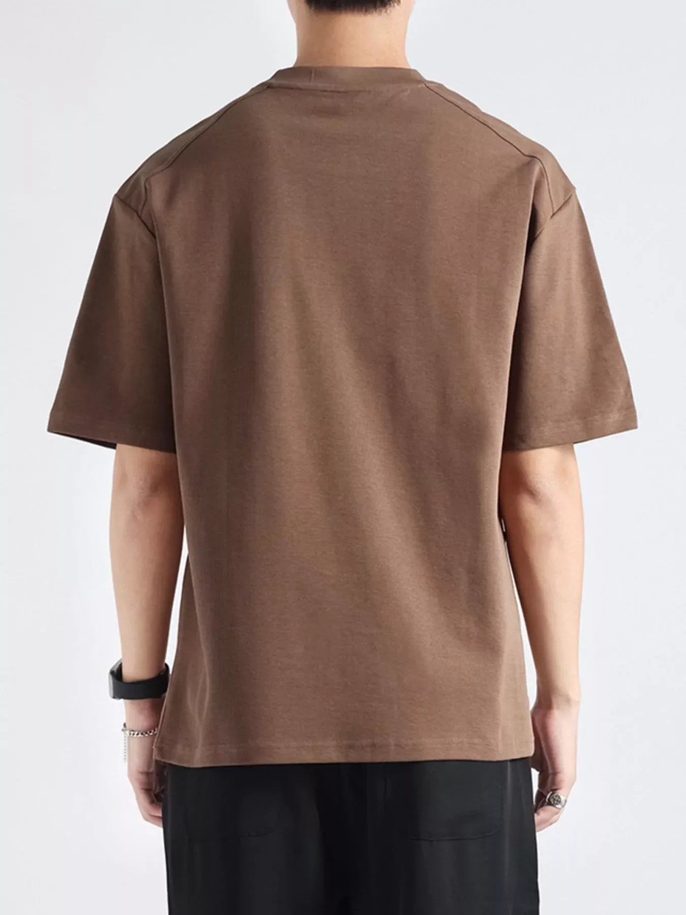 Men's Plus Size Casual Short Sleeve T-Shirt - -