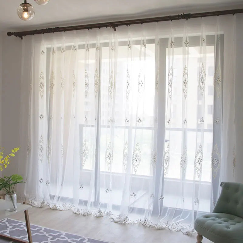 Sheer Curtain Light Green