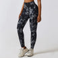 Seamless Yoga Set Camo Leopard Tie Dye Printed Women Gym Workout Wear