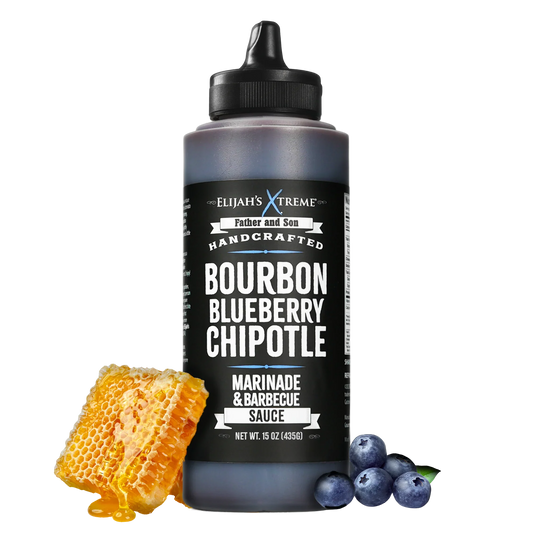 Bourbon Blueberry Chipotle BBQ Sauce & Marinade - - BBQ Sauce