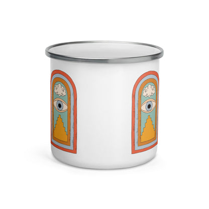 Psychic Portals Enamel Mug - -