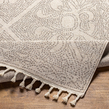 Birdwood Cream & Brown Area Rug - - Rugs